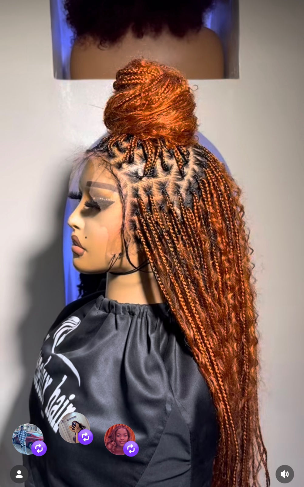 13by6 Boho knotless braids
